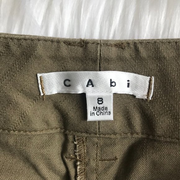 CAbi Olive Green Women's Cargo Shorts - Picture 6 of 9
